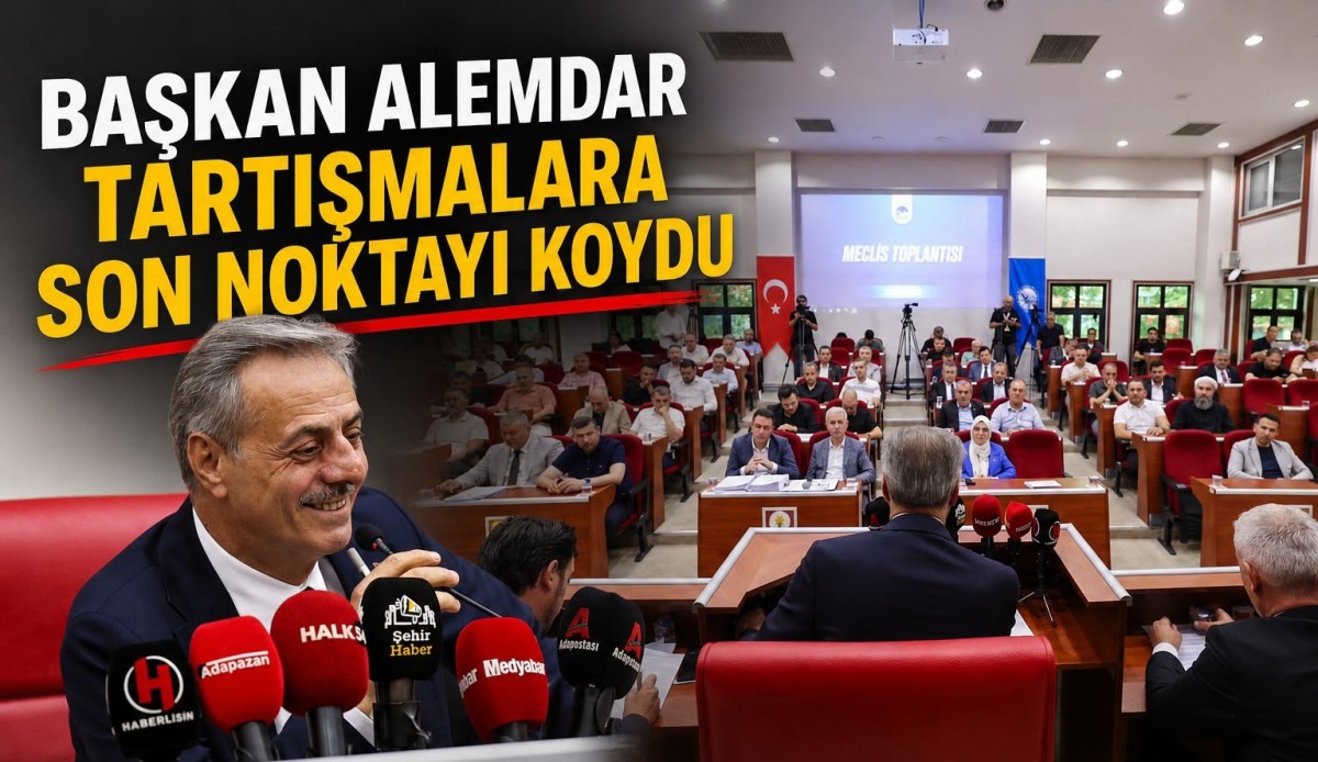 Başkan Alemdar tartışmalara son noktayı koydu