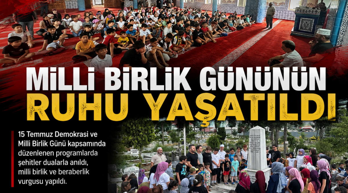 Milli Birlik Gününün ruhu yaşatıldı