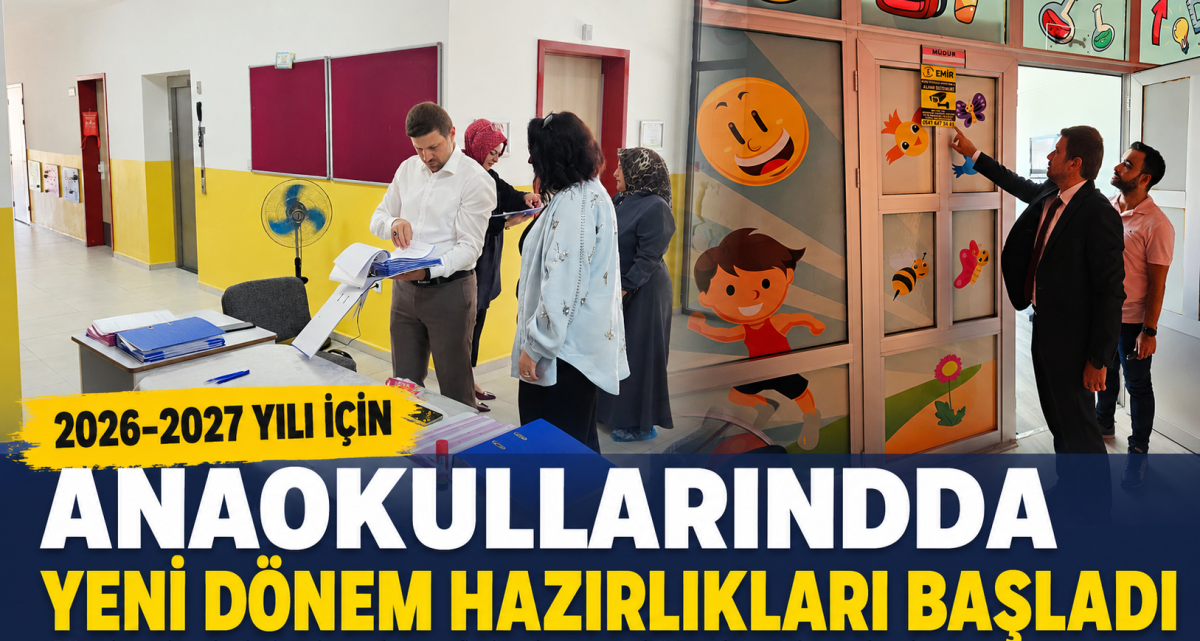 Anaokullarında yeni dönem hazırlıkları başladı