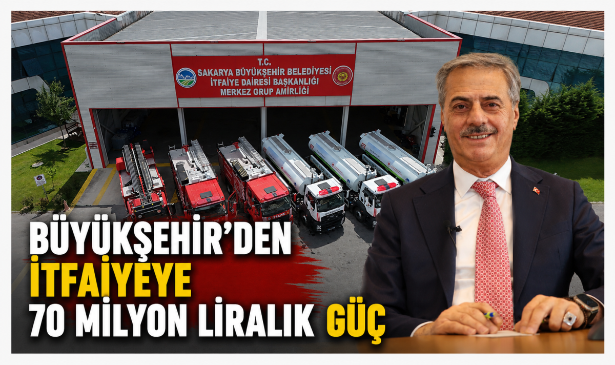 Büyükşehir'den itfaiyeye 70 milyon liralık güç