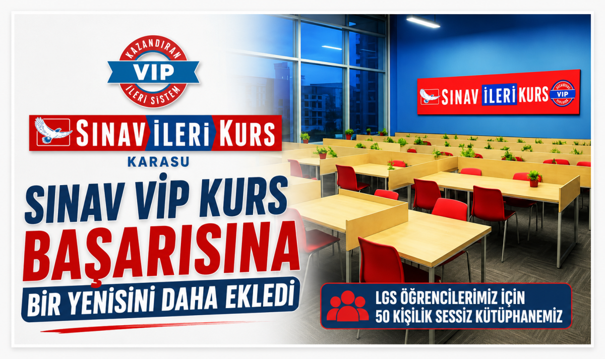 Sınav VİP Kurs başarısına bir yenisini daha ekledi