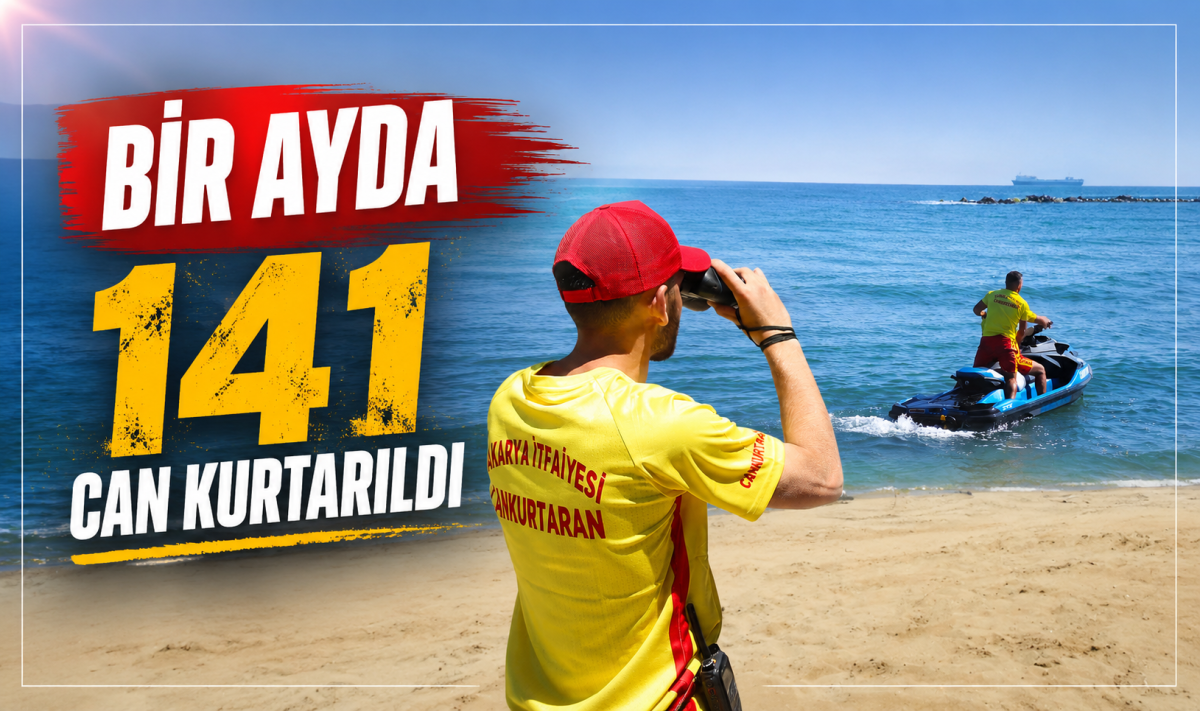 Bir ayda 141 can kurtarıldı