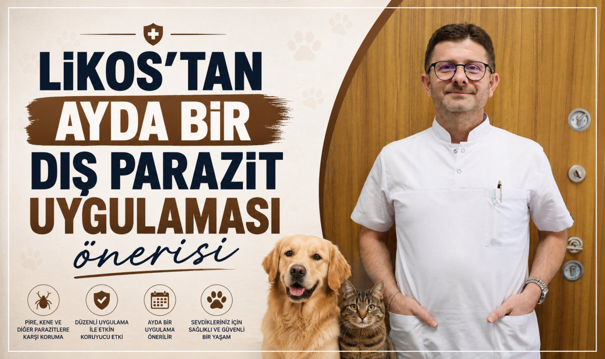 Likos'tan ayda bir dış parazit uygulaması önerisi
