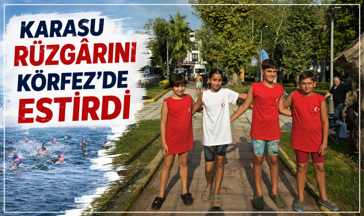 Karasu rüzgârını Körfez’de estirdi