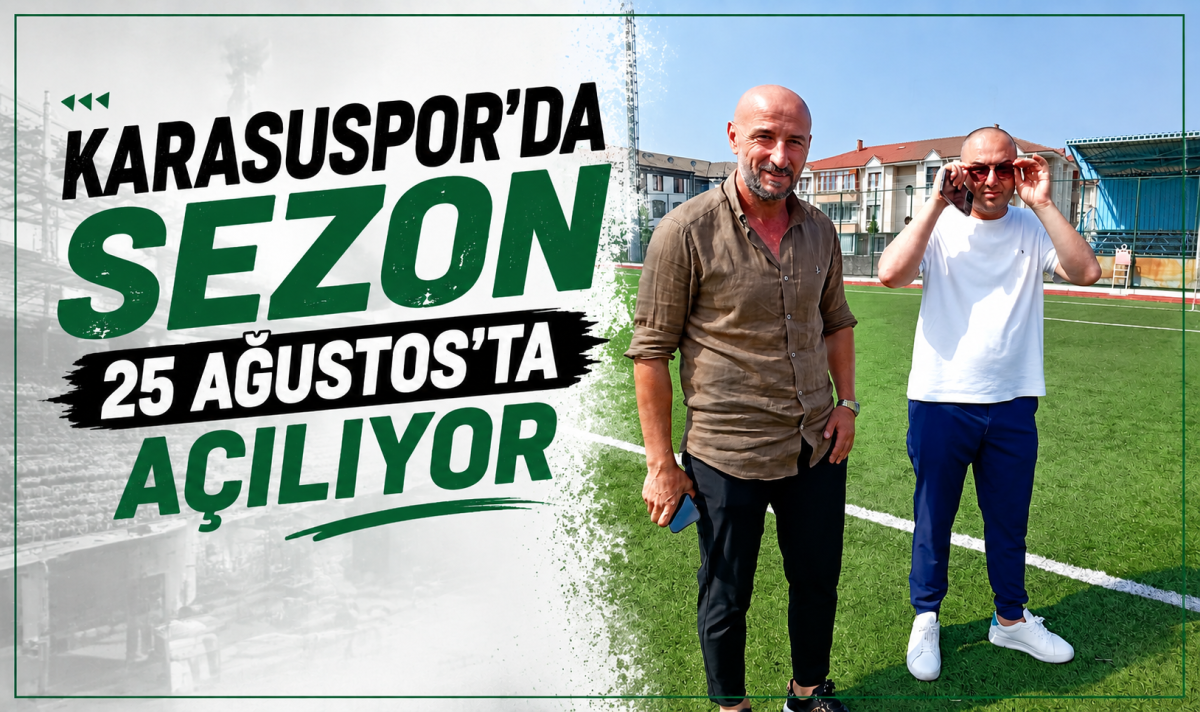 Karasuspor’da sezon 25 Ağustos’ta açılıyor