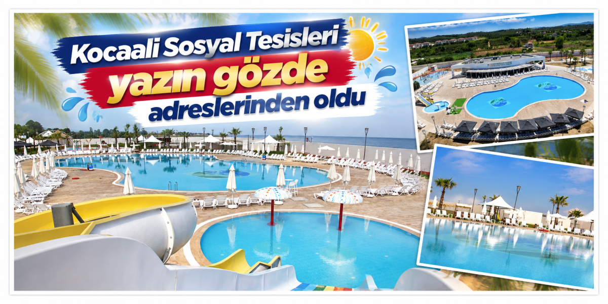 Kocaali Sosyal Tesisleri yazın gözde adreslerinden oldu