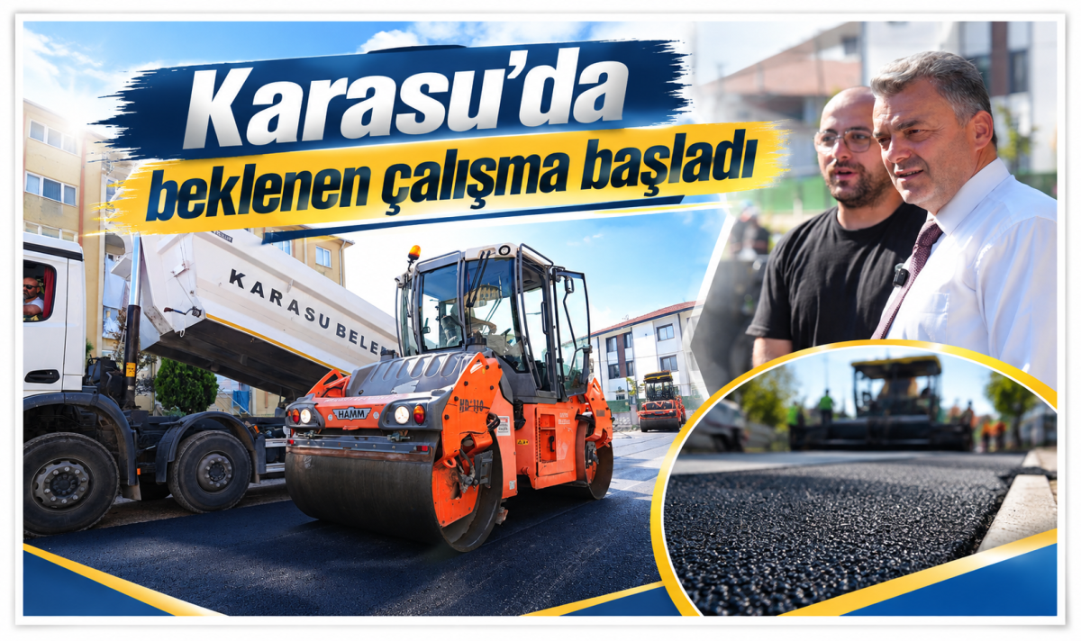 Karasu’da beklenen çalışma başladı