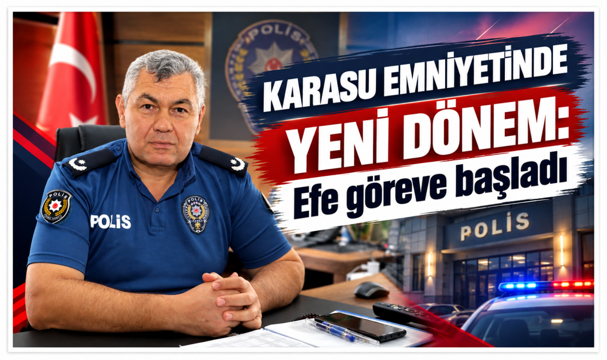 KARASU EMNİYETİNDE YENİ DÖNEM: Efe göreve başladı