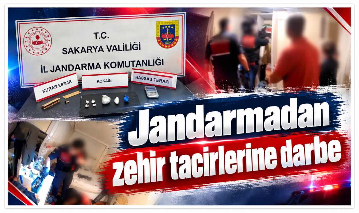 Jandarmadan zehir tacirlerine darbe