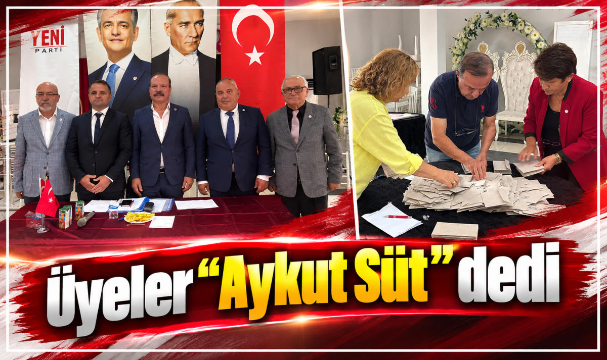 Üyeler “Aykut Süt” dedi