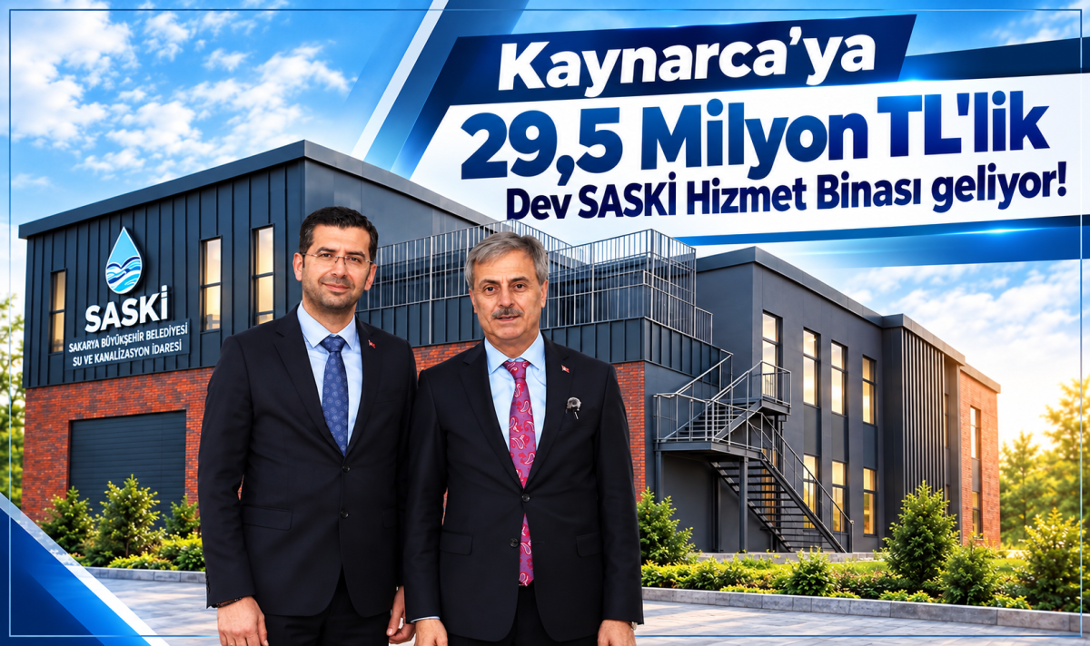 Kaynarca’ya 29,5 Milyon TL'lik Dev SASKİ Hizmet Binası geliyor!