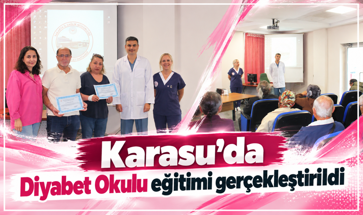 Karasu’da Diyabet Okulu eğitimi gerçekleştirildi