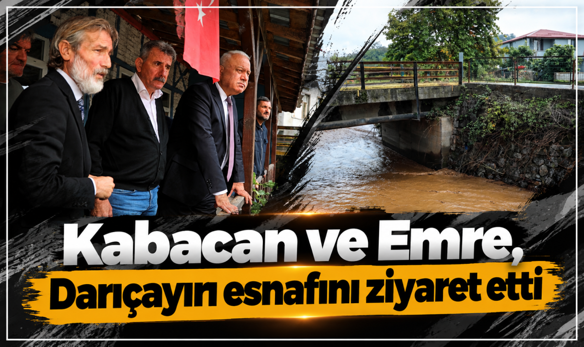 Kabacan ve Emre, Darıçayırı esnafını ziyaret etti