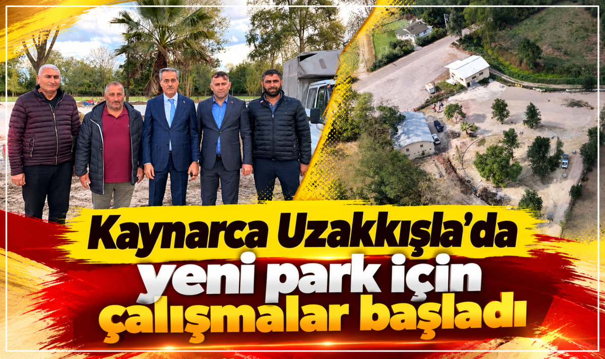 Kaynarca Uzakkışla’da yeni park için çalışmalar başladı