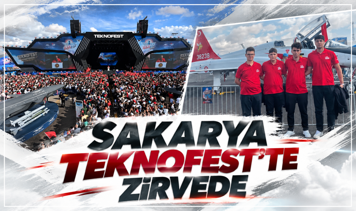 SAKARYA TEKNOFEST’TE ZİRVEDE