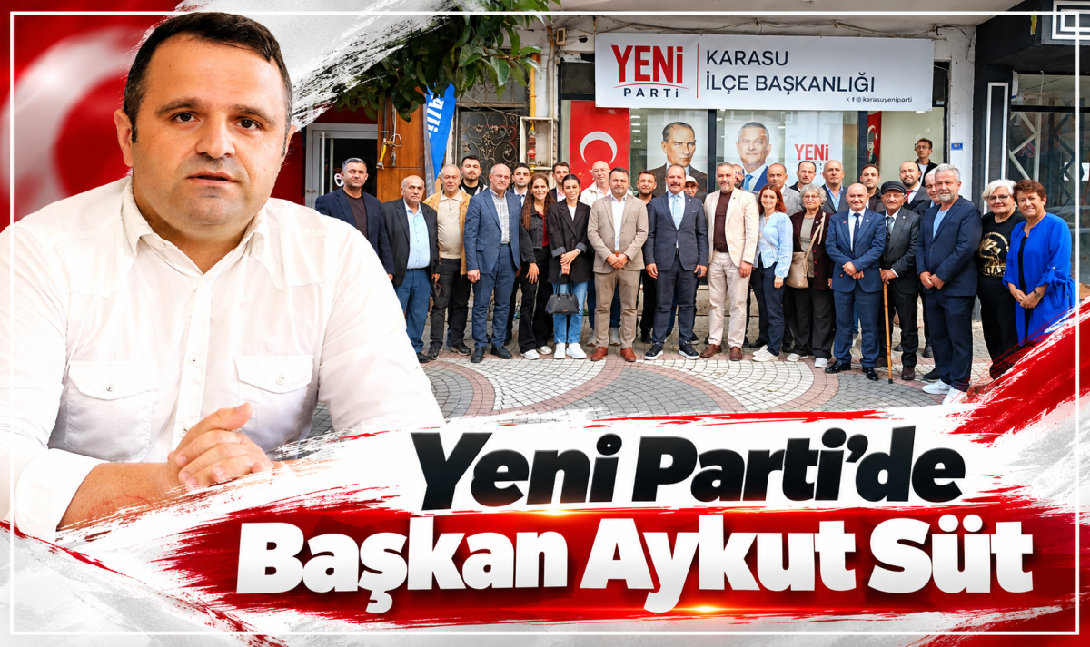 Yeni Parti’de Aykut Süt resmen başkan seçildi