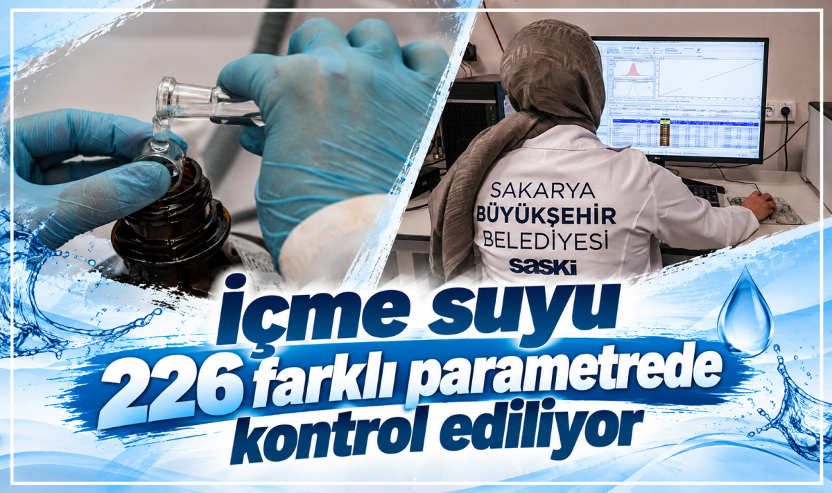 İçme suyu 226 farklı parametrede kontrol ediliyor