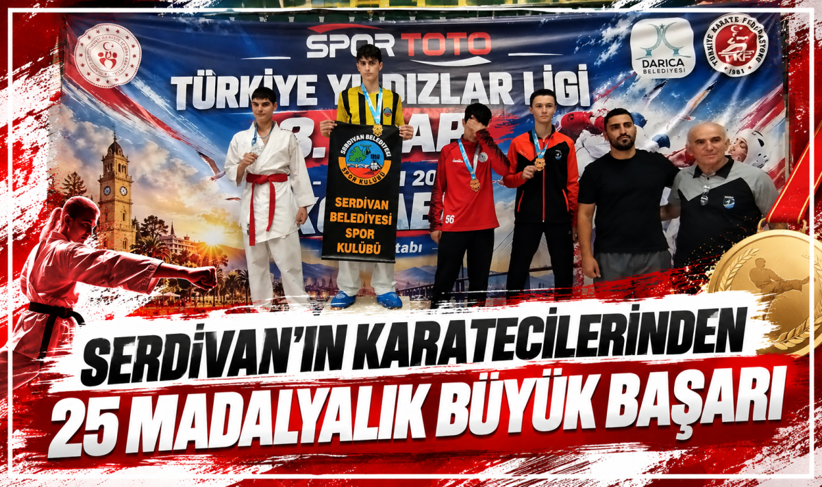 Serdivan’ın Karatecilerinden 25 Madalyalık Büyük Başarı