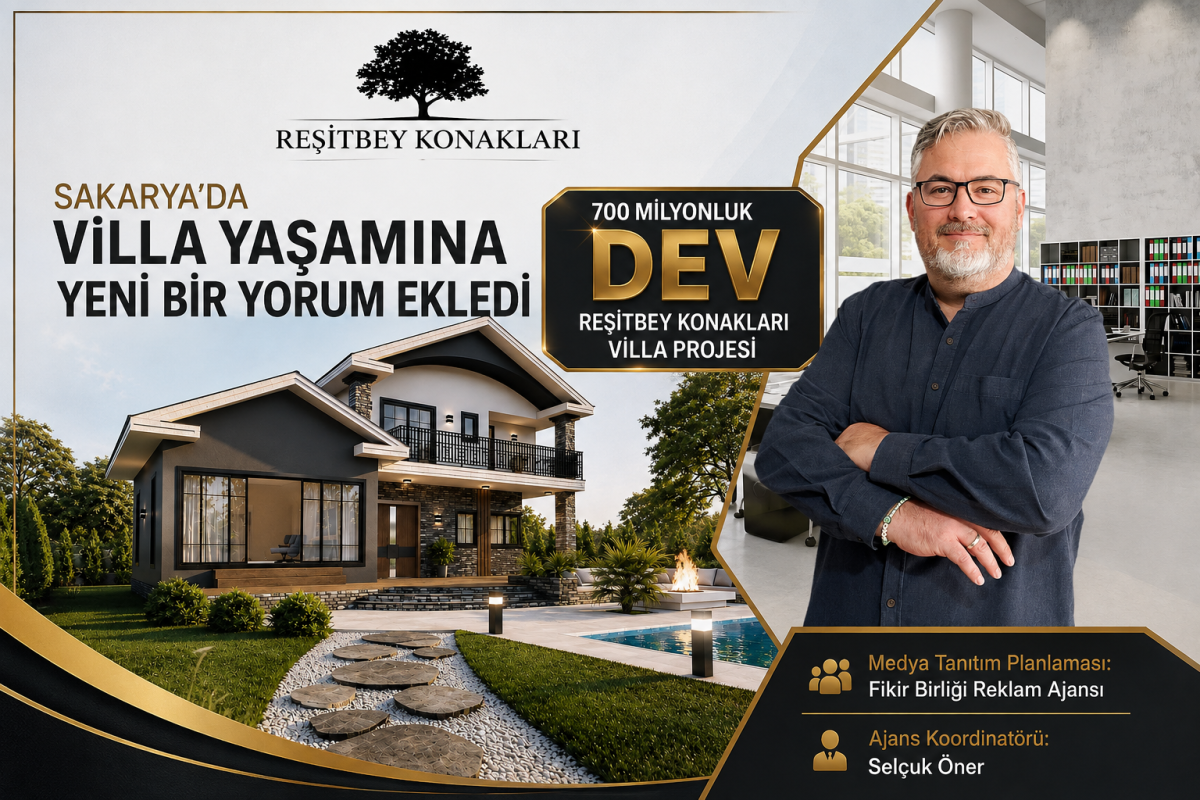 700 Milyonluk Dev Villa Projesini Selçuk Öner anlattı Sakarya’da villa yaşamına yeni bir yorum