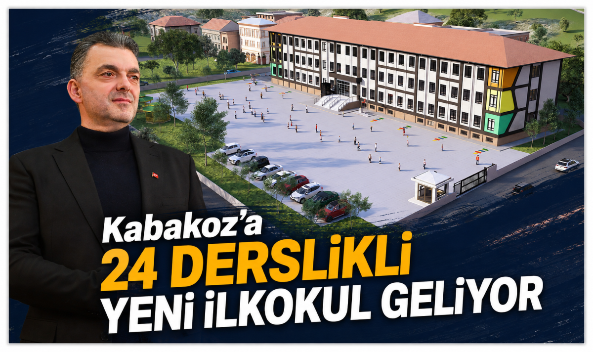 Kabakoz’a 24 derslikli yeni ilkokul geliyor