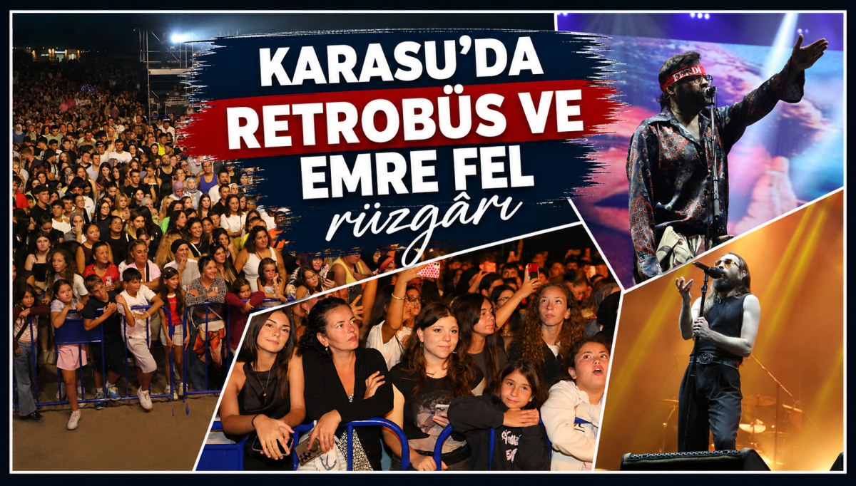 Karasu’da Retrobüs ve Emre Fel rüzgârı  