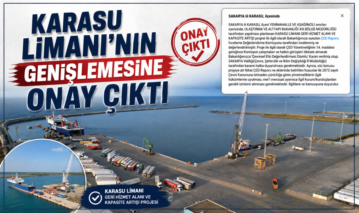 Karasu Limanı’nın genişlemesine onay çıktı