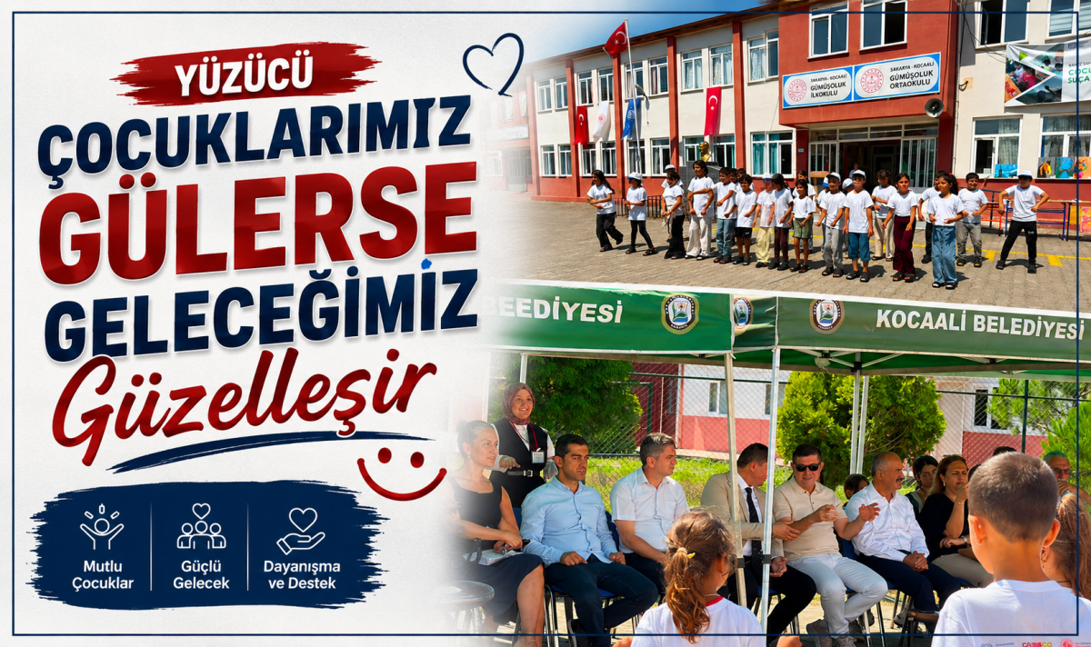 Yüzücü  “Çocuklarımız gülerse geleceğimiz güzelleşir”