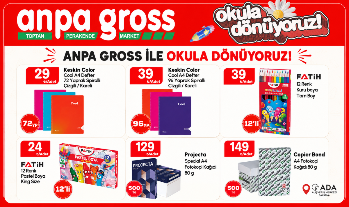 Anpa Gross ile Okula Dönüyoruz!