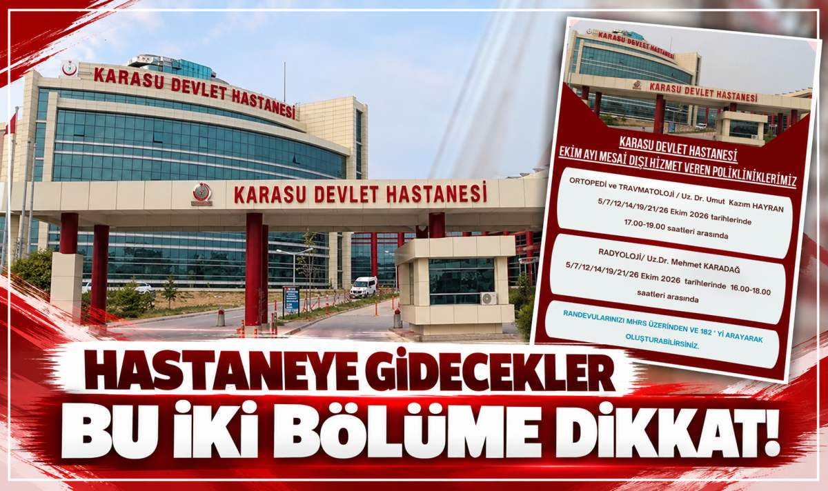 HASTANEYE GİDECEKLER BU İKİ BÖLÜME DİKKAT!