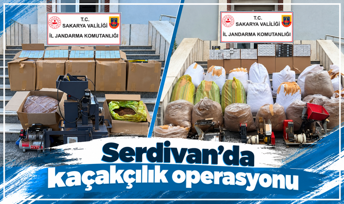 Serdivan’da kaçakçılık operasyonu